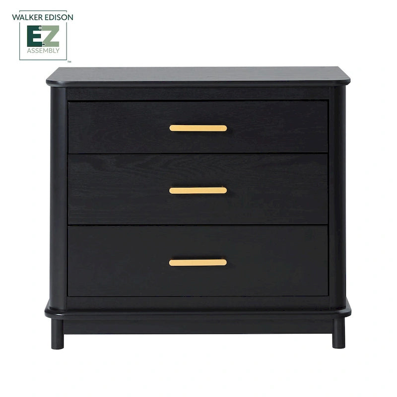 3-Drawer Nightstand with Ultra-Easy Drawer Assembly