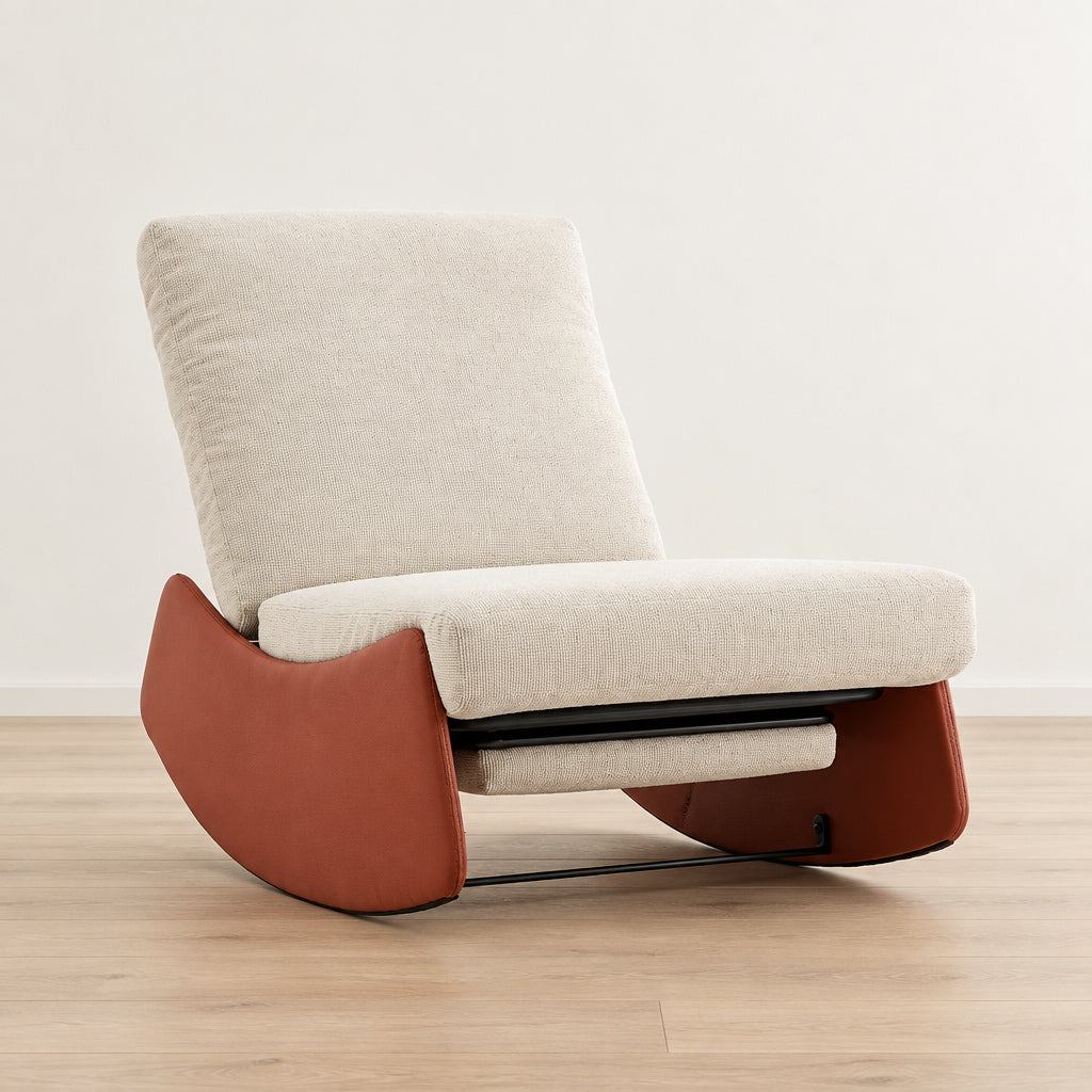 Modern Rocking Chair Recliner with Footrest