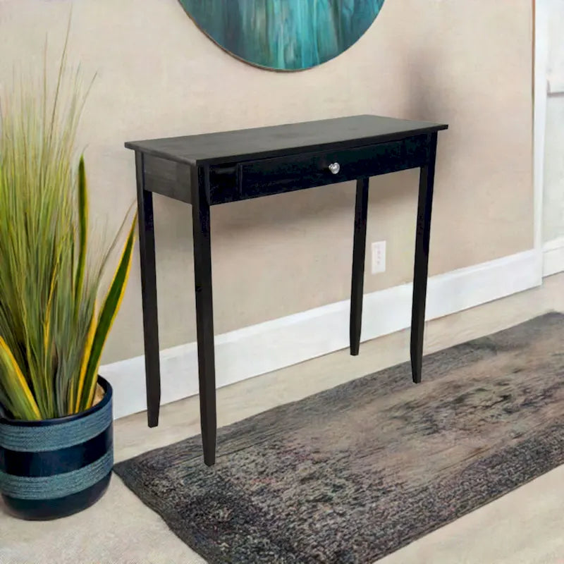Solid Acacia 1-drawer Console Table