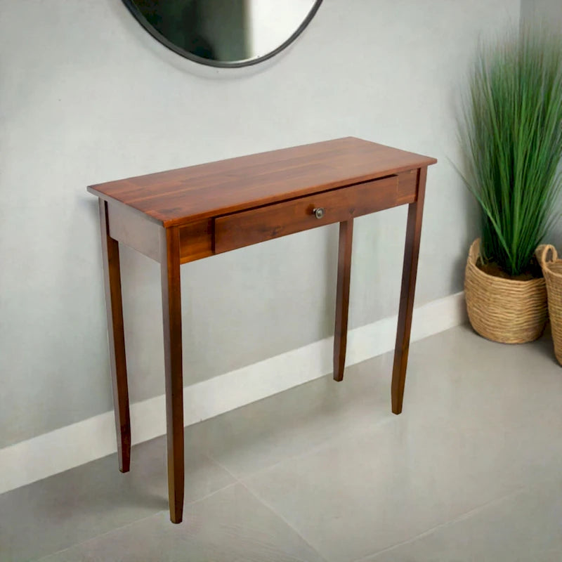 Solid Acacia 1-drawer Console Table