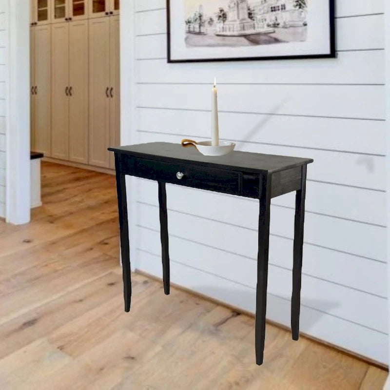Solid Acacia 1-drawer Console Table