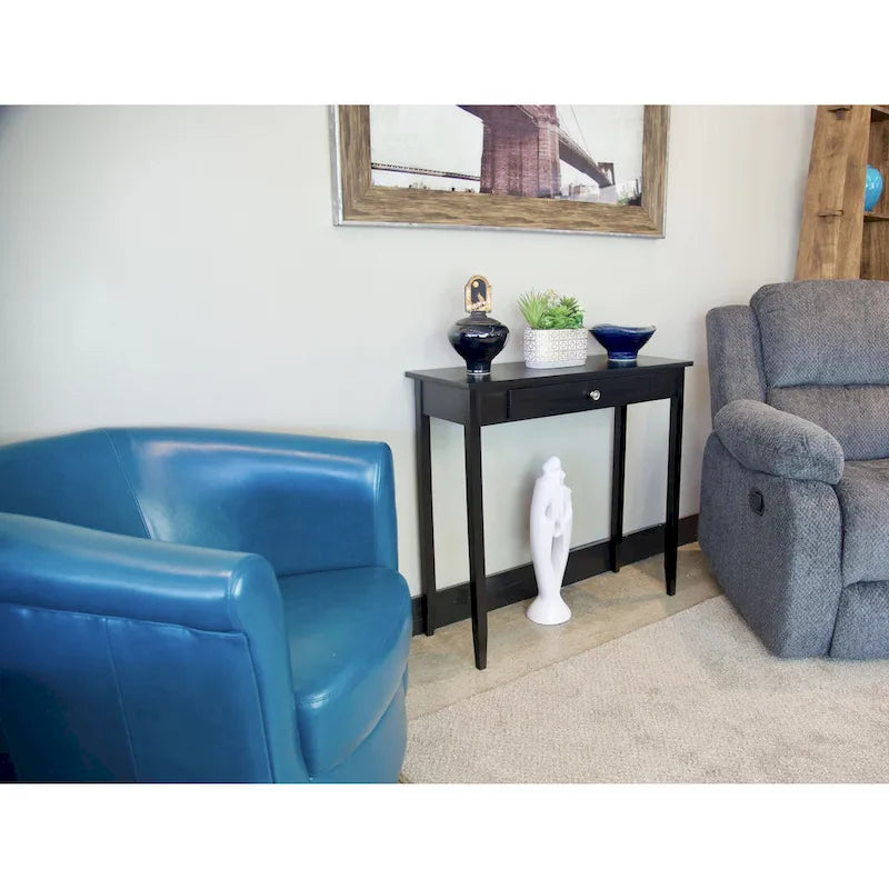 Solid Acacia 1-drawer Console Table