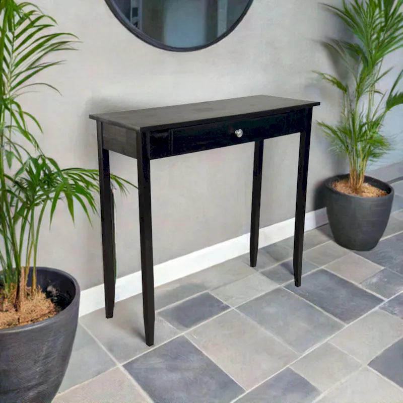Solid Acacia 1-drawer Console Table
