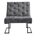 Tufted Velvet Upholstered Lounge Accent Chair