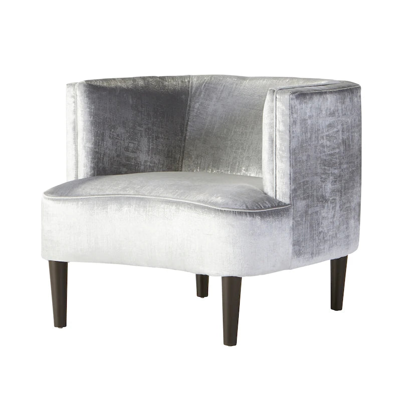 Oversized Living Room Barrel Accent Chair with Arms