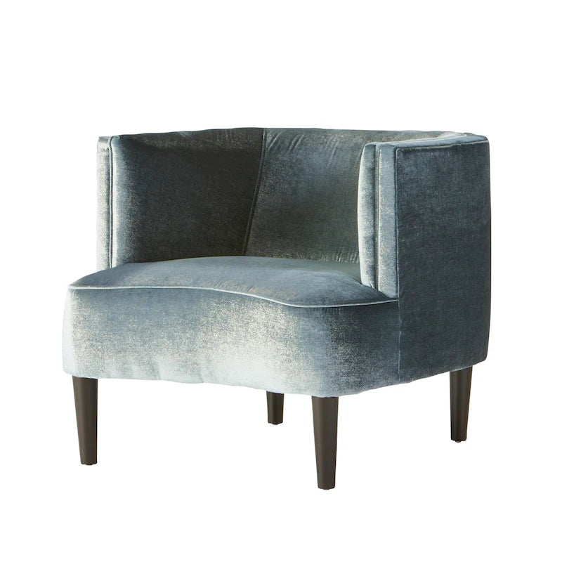 Oversized Living Room Barrel Accent Chair with Arms