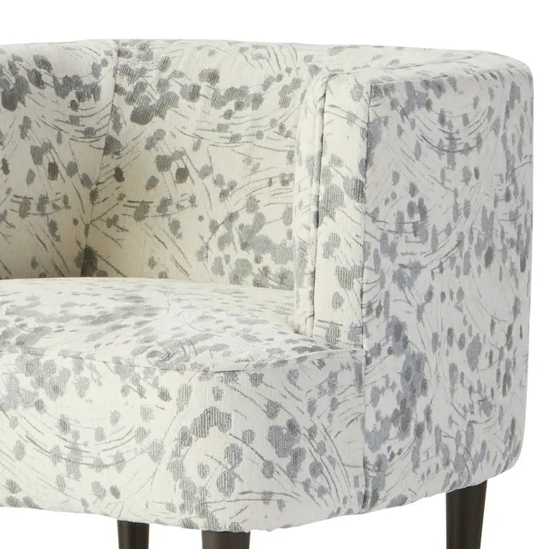 Oversized Living Room Barrel Accent Chair with Arms