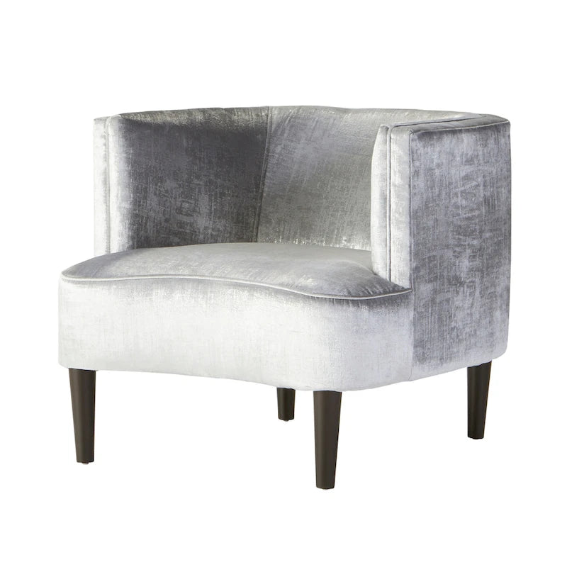 Oversized Living Room Barrel Accent Chair with Arms