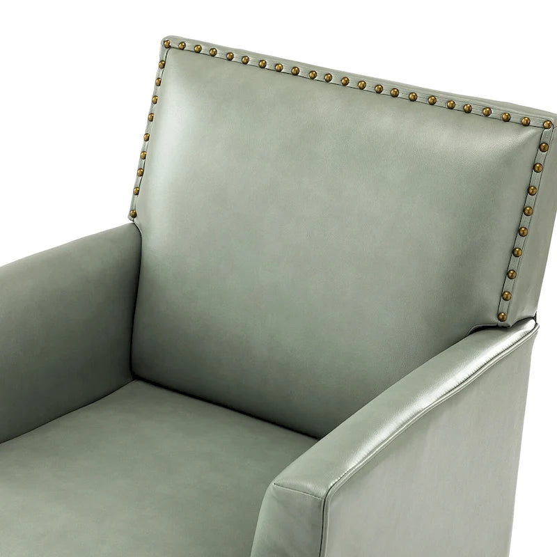 Modern Classic Polyester Accent Chair with Solid Wooden Legs Set of 2 by