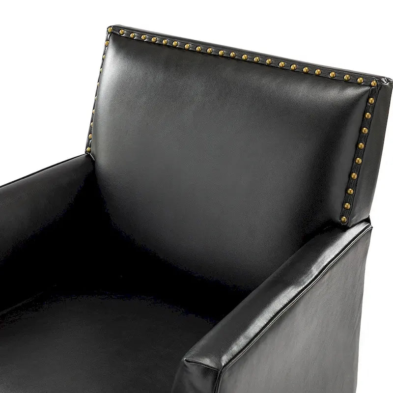Modern Classic Polyester Accent Chair with Solid Wooden Legs Set of 2 by