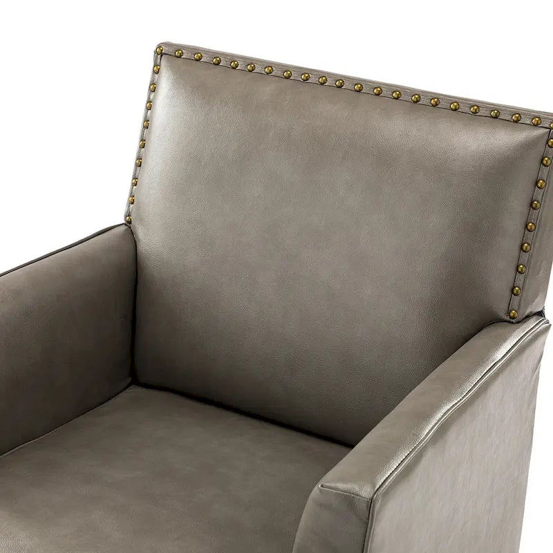 Modern Classic Polyester Accent Chair with Solid Wooden Legs Set of 2 by