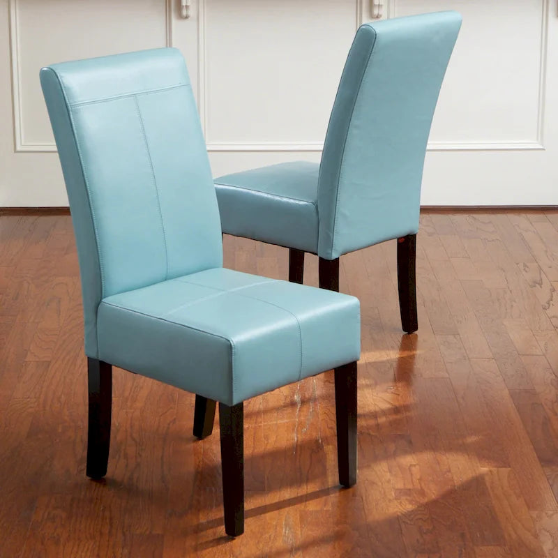 Upholstered T-Stitch Dining Chairs (Set of 2) by