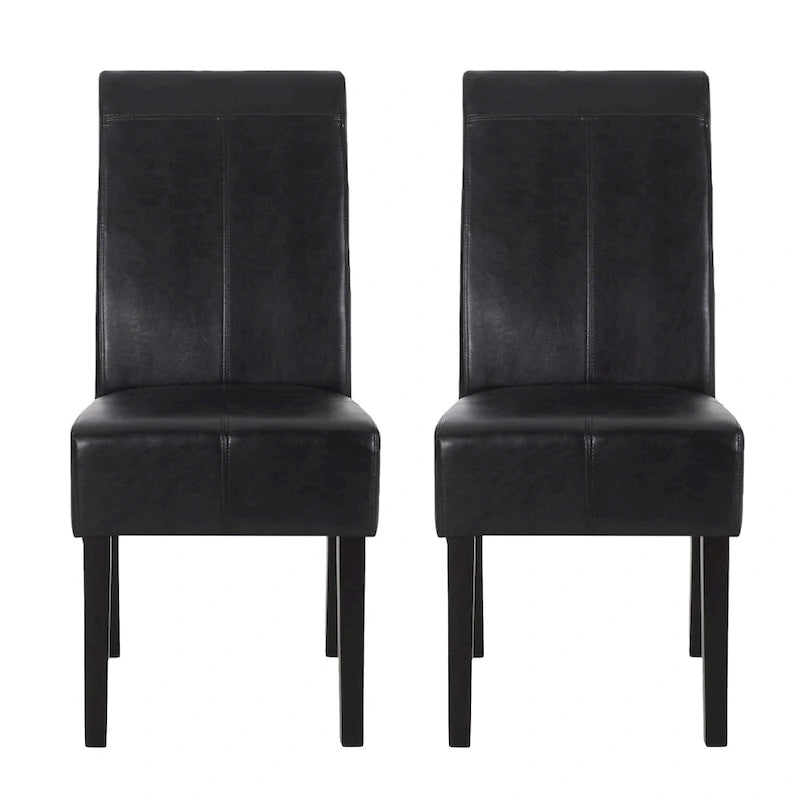 Upholstered T-Stitch Dining Chairs (Set of 2) by