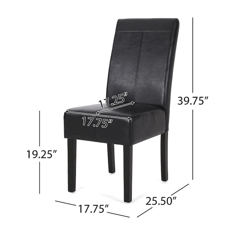 Upholstered T-Stitch Dining Chairs (Set of 2) by