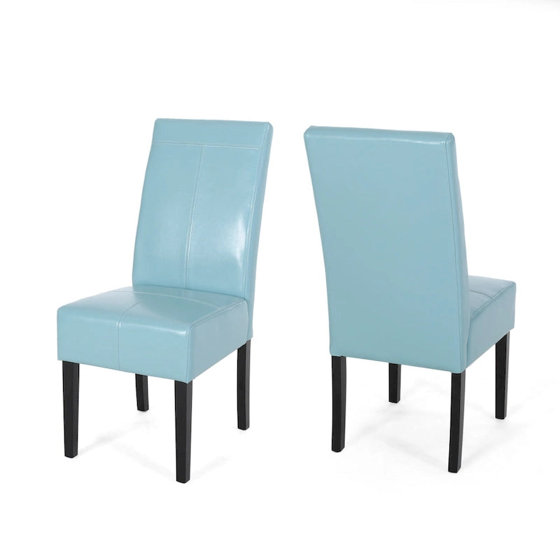 Upholstered T-Stitch Dining Chairs (Set of 2) by
