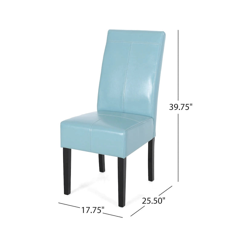 Upholstered T-Stitch Dining Chairs (Set of 2) by