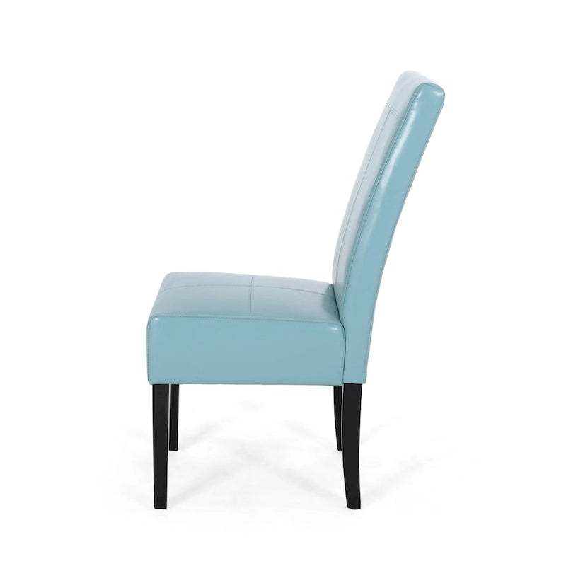 Upholstered T-Stitch Dining Chairs (Set of 2) by
