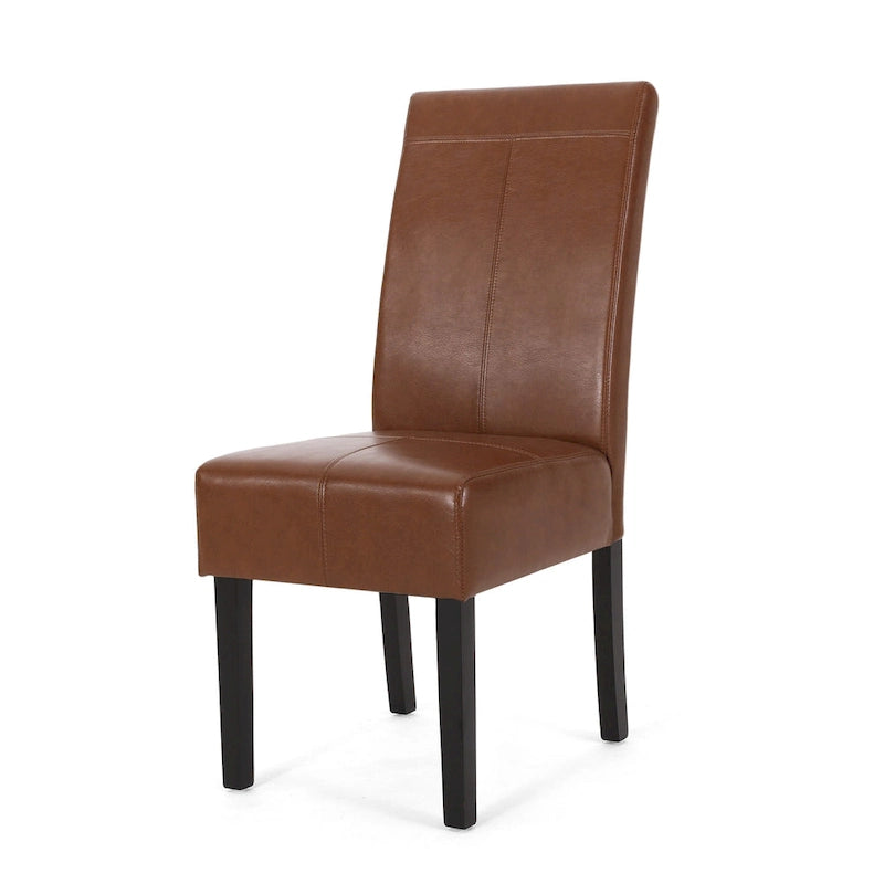 Upholstered T-Stitch Dining Chairs (Set of 2) by