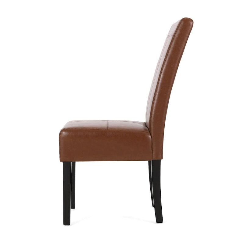 Upholstered T-Stitch Dining Chairs (Set of 2) by