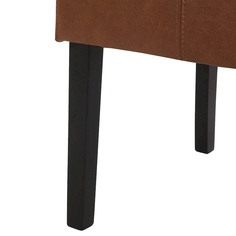Upholstered T-Stitch Dining Chairs (Set of 2) by