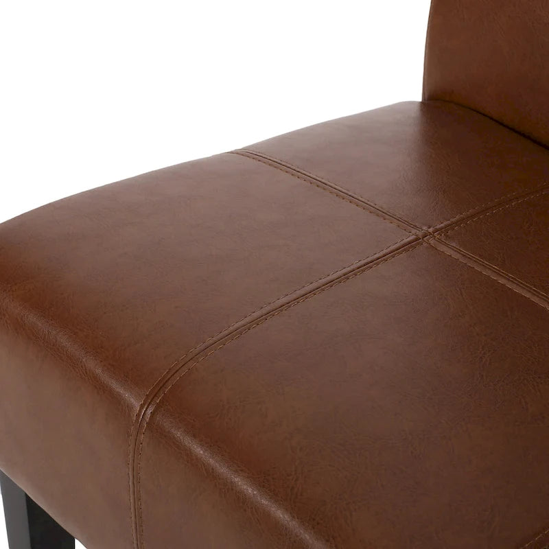 Upholstered T-Stitch Dining Chairs (Set of 2) by
