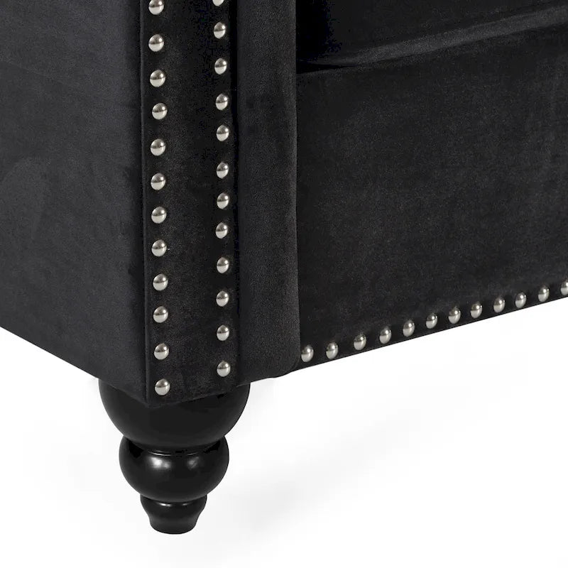 Tufted Velvet Sofa by