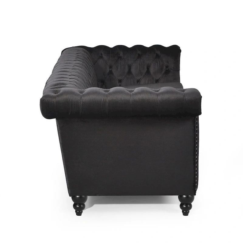 Tufted Velvet Sofa by
