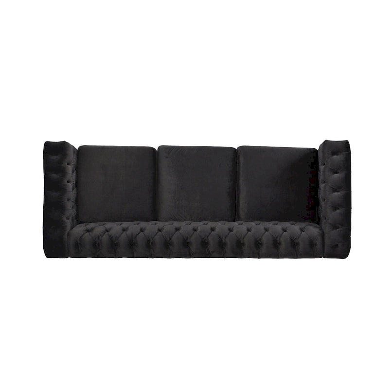 Tufted Velvet Sofa by