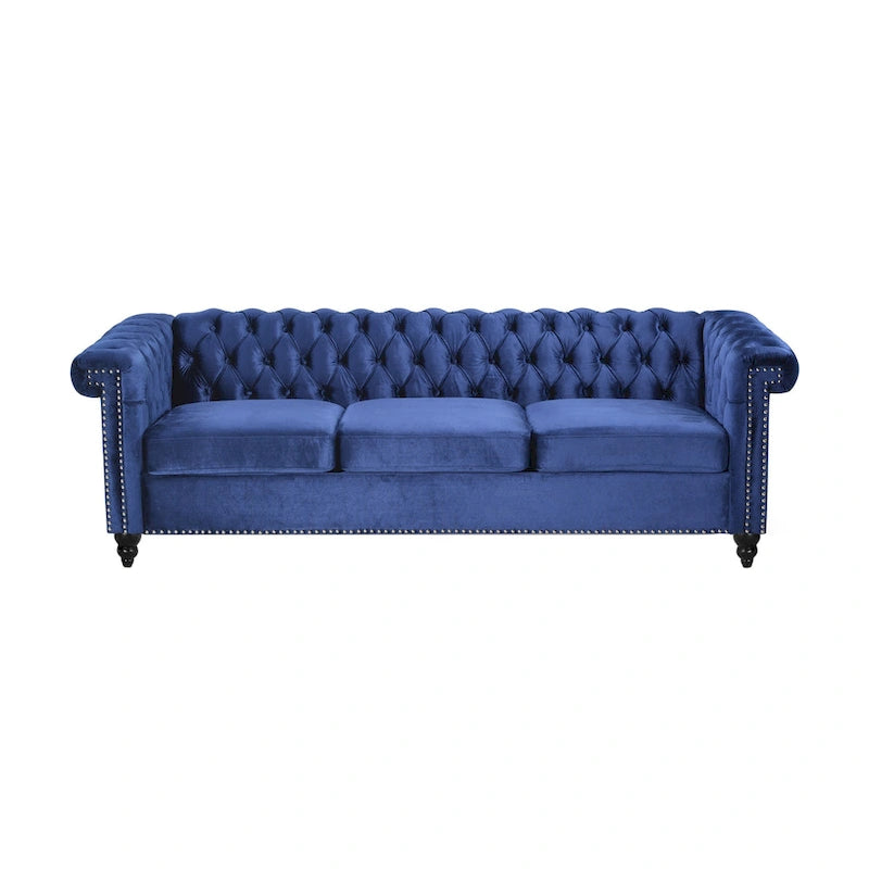 Tufted Velvet Sofa by