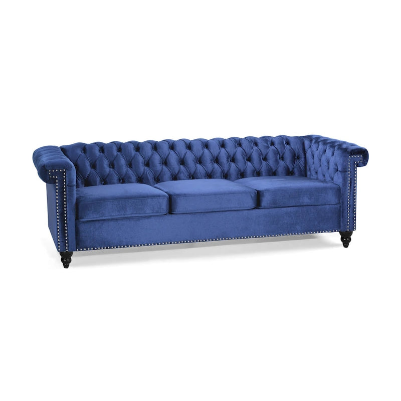 Tufted Velvet Sofa by