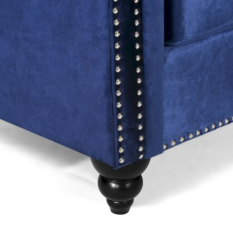 Tufted Velvet Sofa by