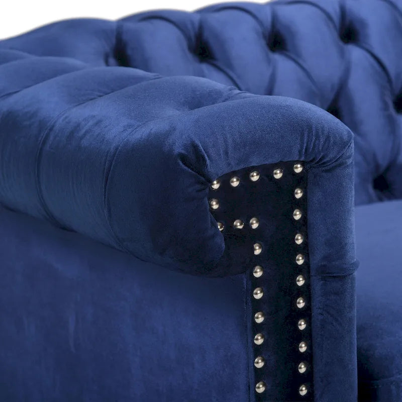Tufted Velvet Sofa by