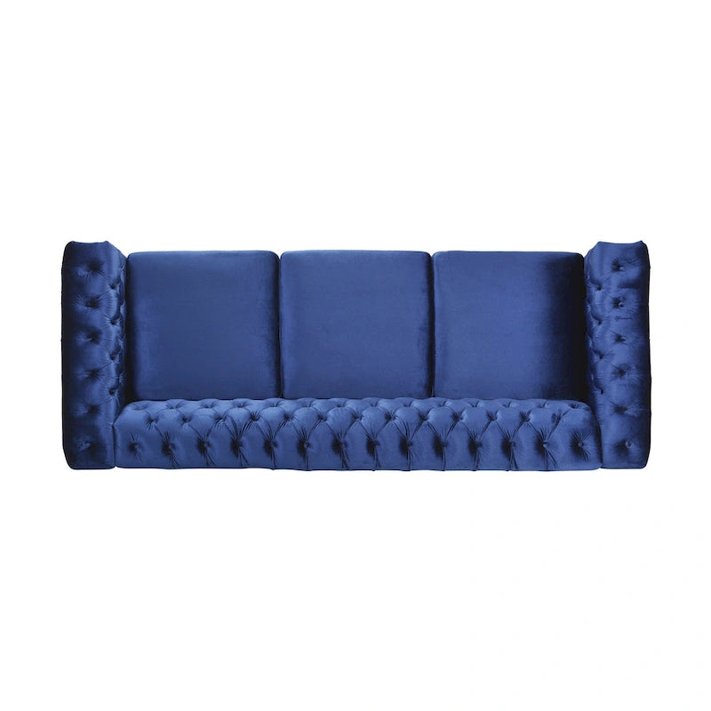 Tufted Velvet Sofa by