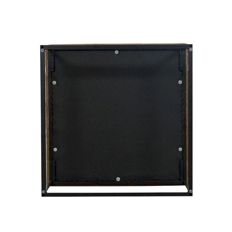 Square Button-tufted upholstered top Cocktail Ottoman