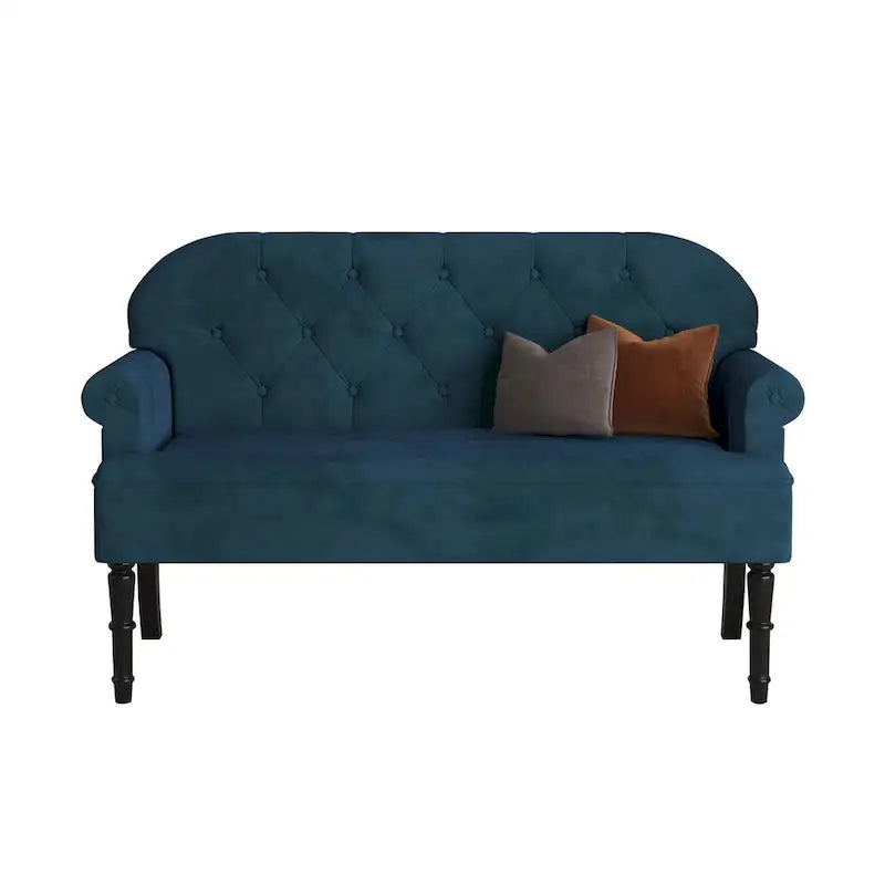Rolled Arm Settee