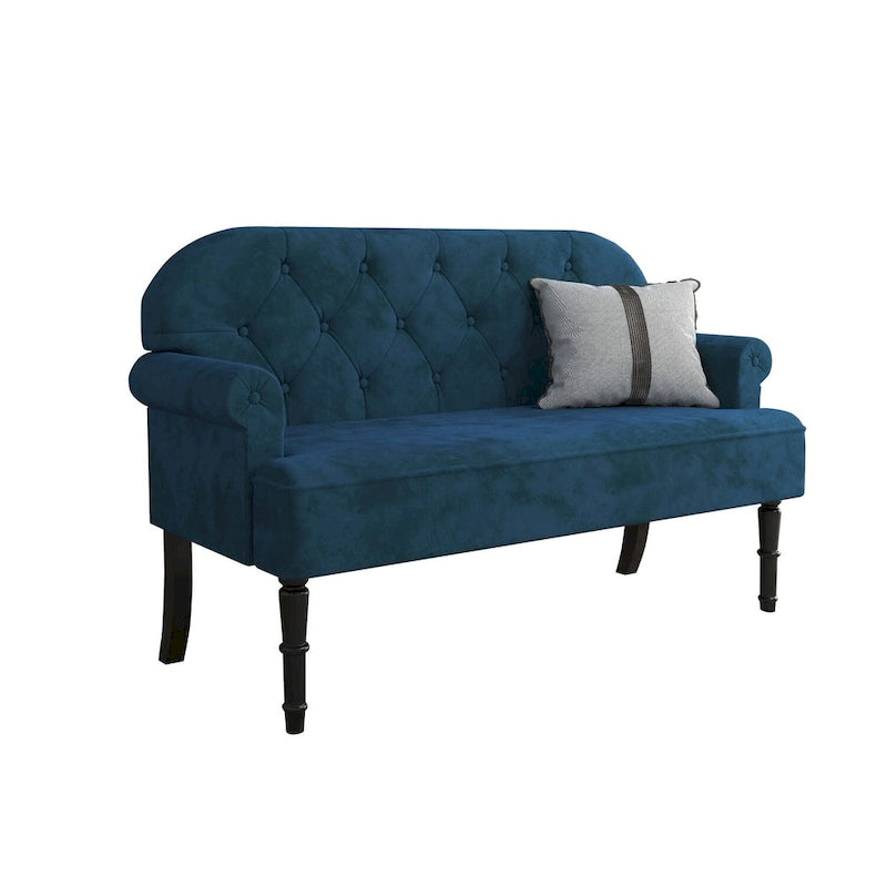 Rolled Arm Settee