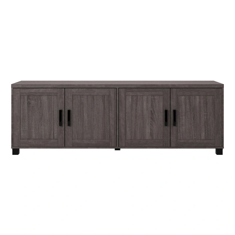 71-Inch Wide TV Stand with Storage Doors, TVs up to 85
