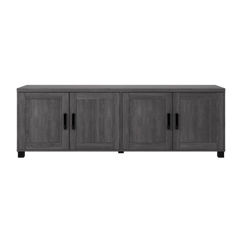 71-Inch Wide TV Stand with Storage Doors, TVs up to 85