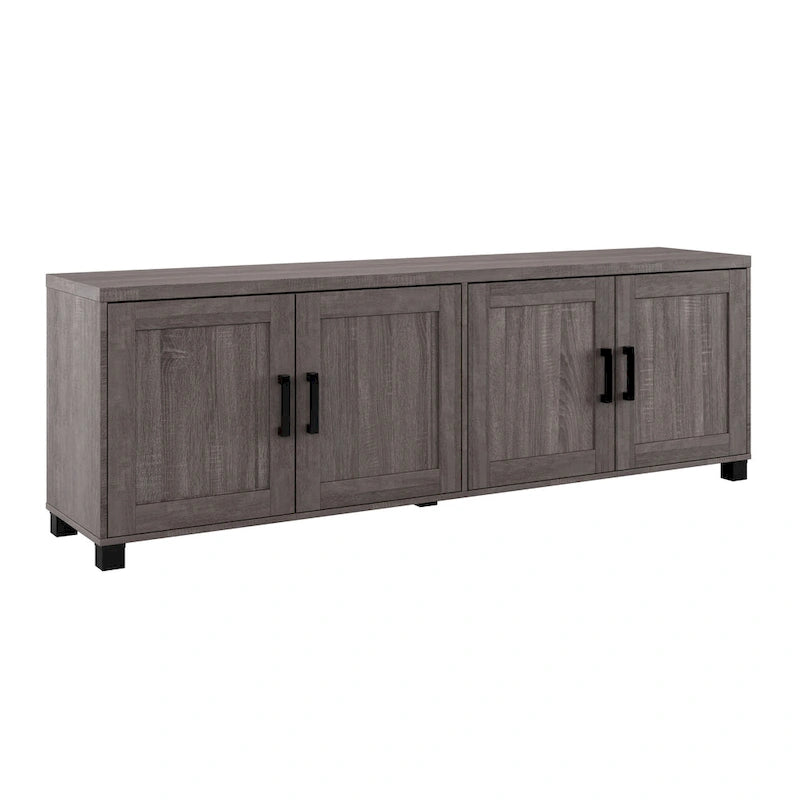 71-Inch Wide TV Stand with Storage Doors, TVs up to 85
