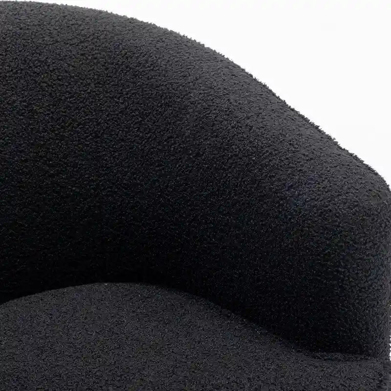 Modern Boucle Upholstered 360 Degree Swivel Accent Club Chair Set of 2