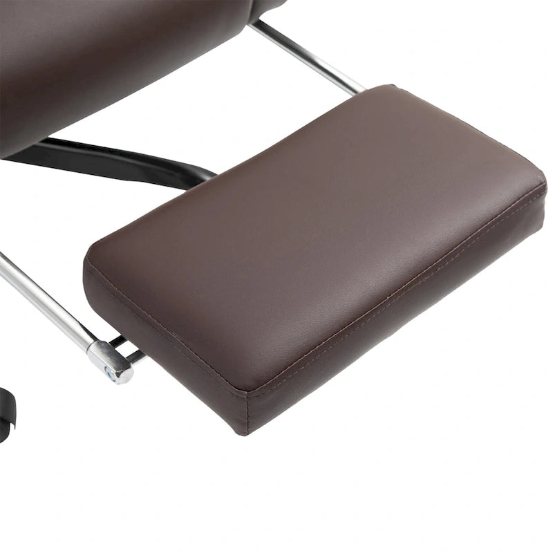 Office Desk Chair Recliner, Height Adjustable Movable Lumbar Support with 6-Point Vibrating Massage