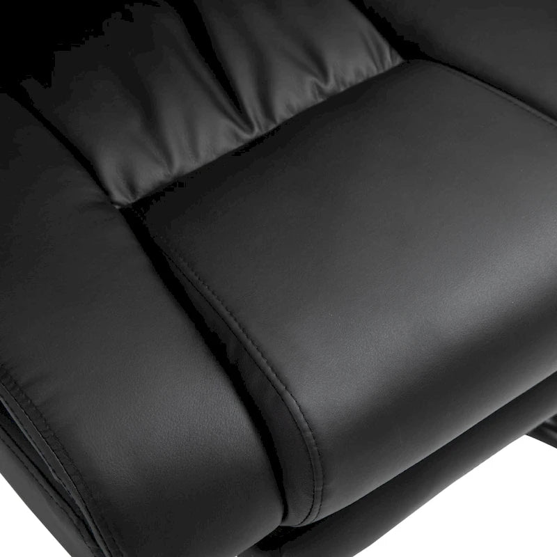 Office Desk Chair Recliner, Height Adjustable Movable Lumbar Support with 6-Point Vibrating Massage