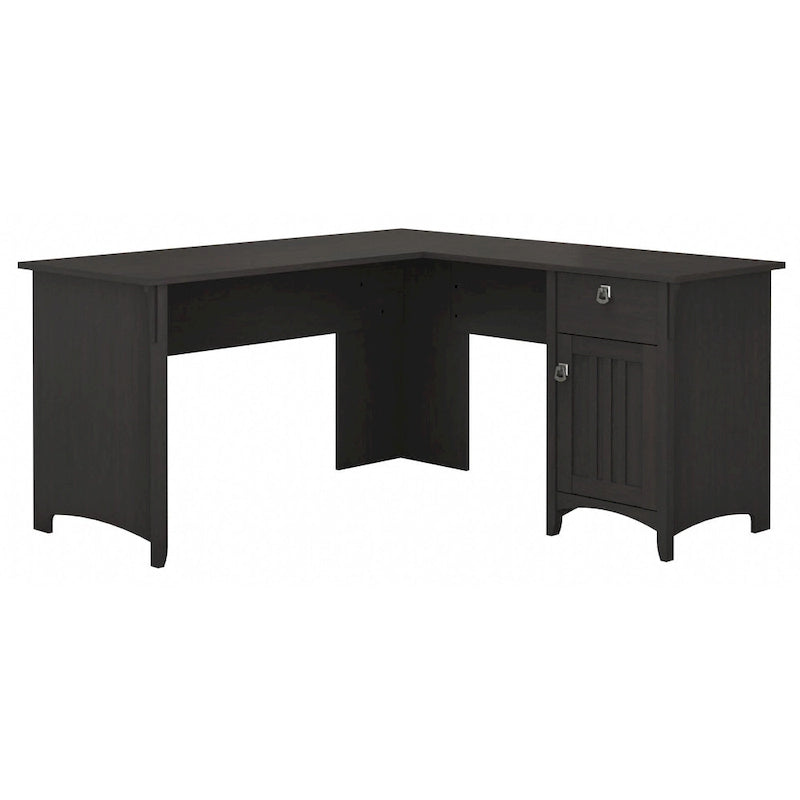 60W L Shaped Desk with Drawers and Storage