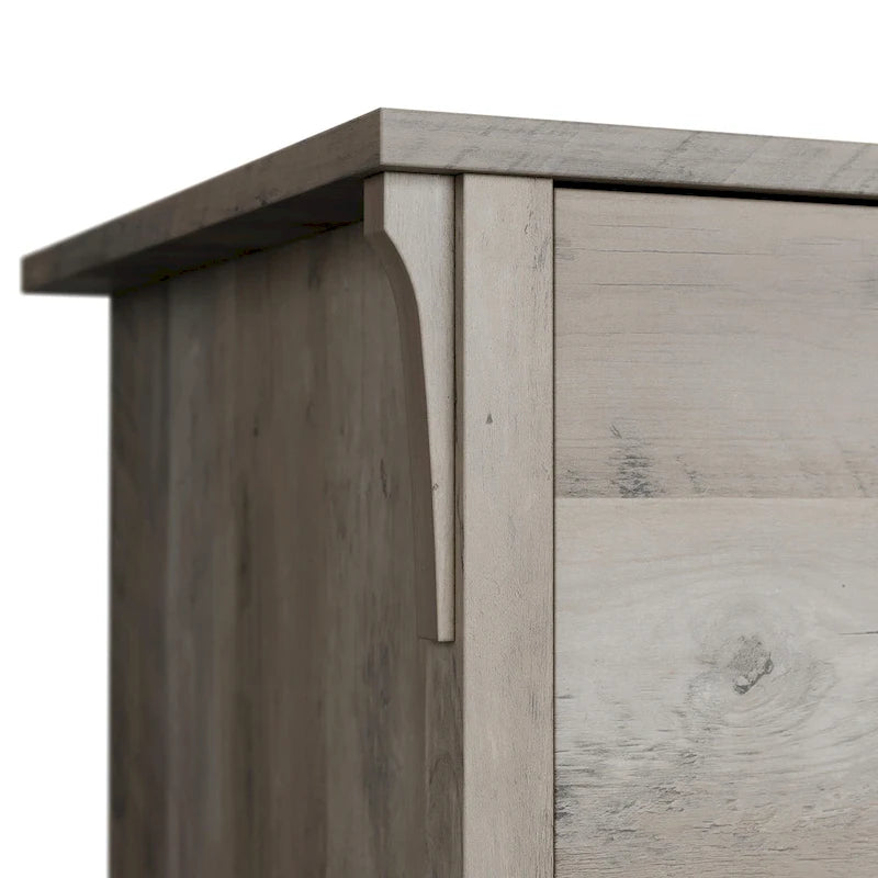 60W L Shaped Desk with Drawers and Storage