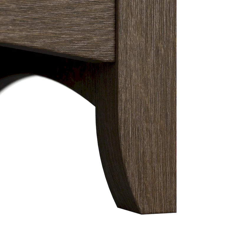 60W L Shaped Desk with Drawers and Storage