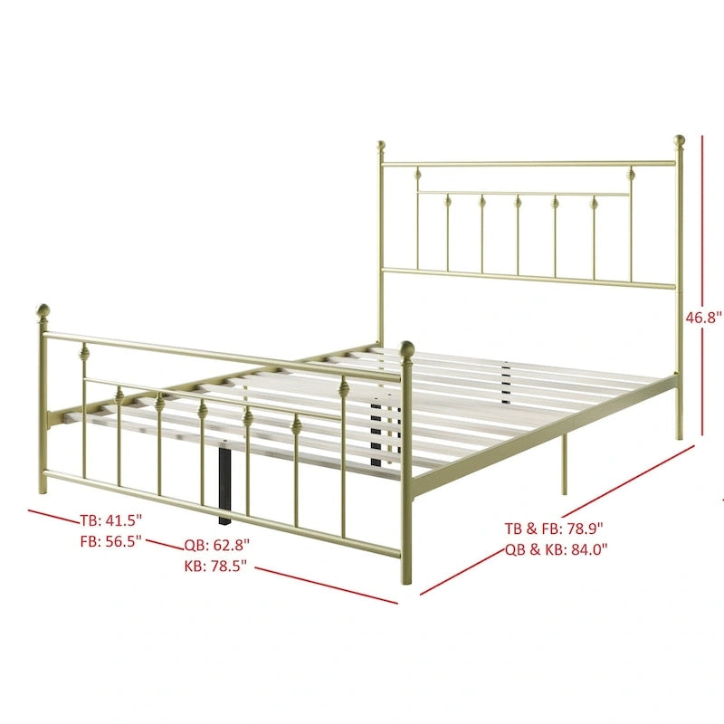 Metal Platform Bed