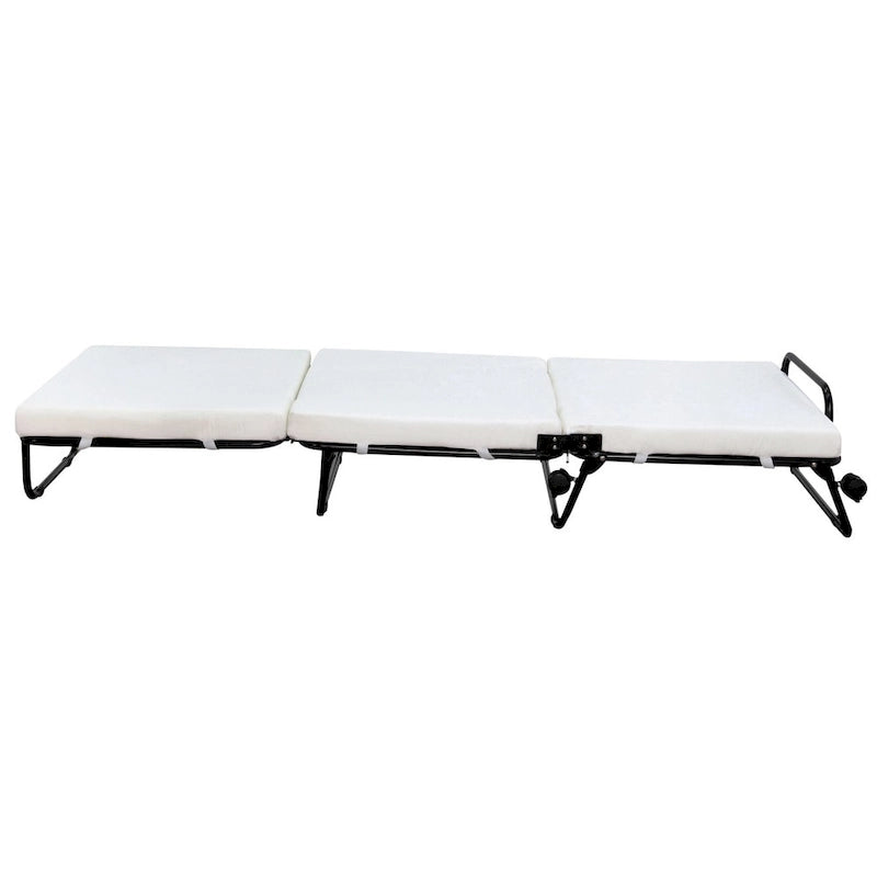 HomCom Folding Sofa Ottoman Lounge Bed Sleeper