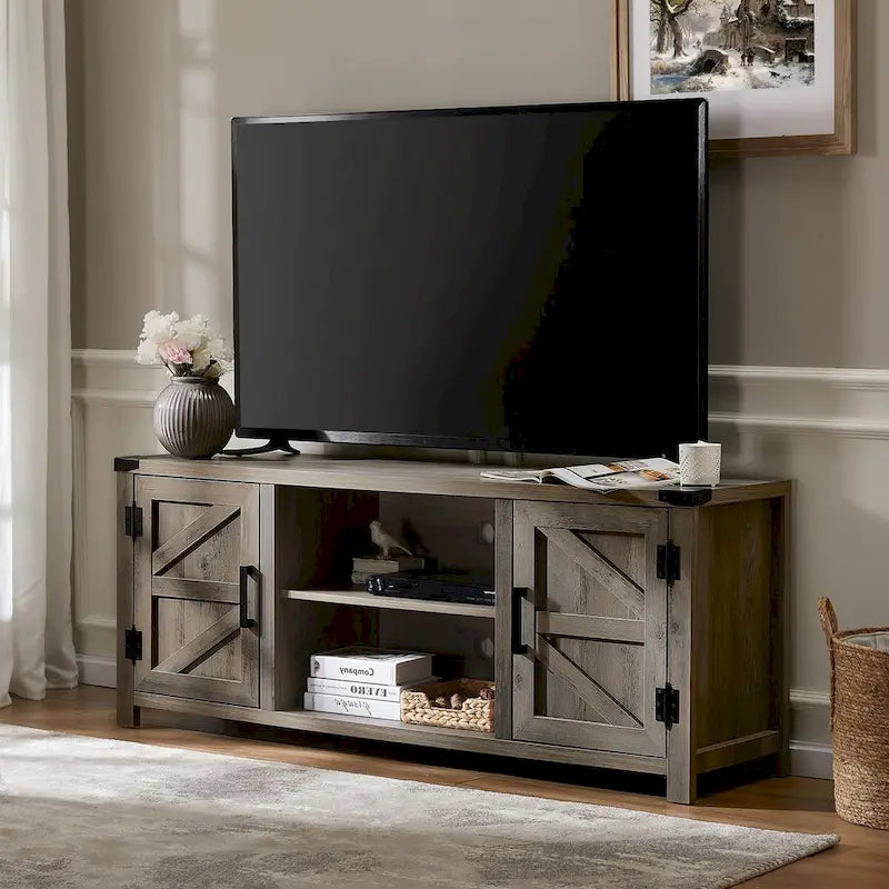 Barndoor TV Stand Entertainment Center for TVs up to 70-inch