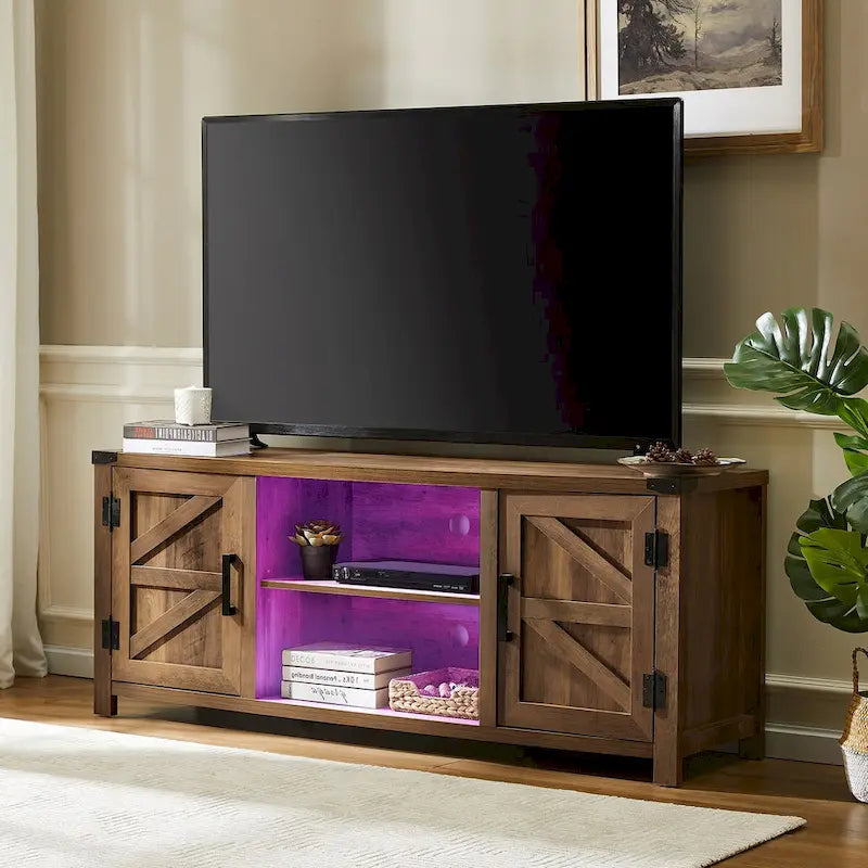 Barndoor TV Stand Entertainment Center for TVs up to 70-inch