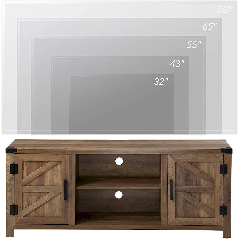 Barndoor TV Stand Entertainment Center for TVs up to 70-inch